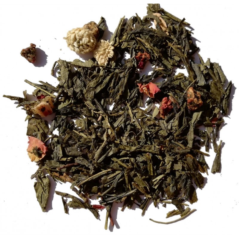 Grüntee Erdbeere Lychee (Litschi)