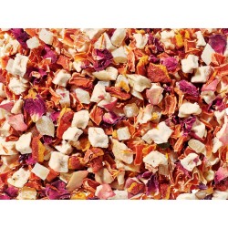 Pfirsich Melba Sahne Eiscreme